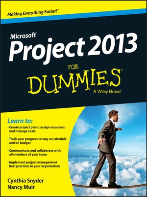 cover image of Project 2013 For Dummies